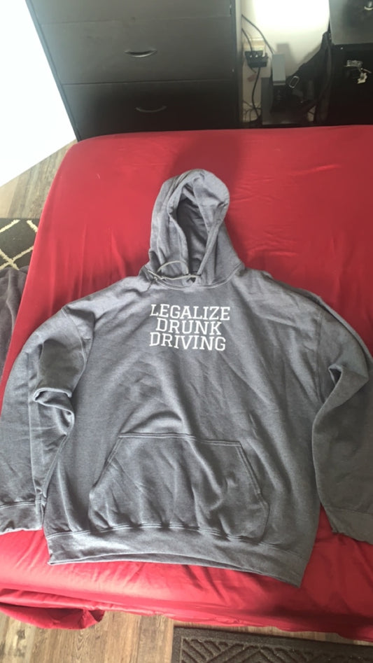 Legalize Drunk Driving 2XL Hoodie