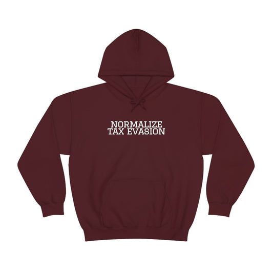 "Normalize tax Evasion" Unisex Hoodie Offensive Clothing